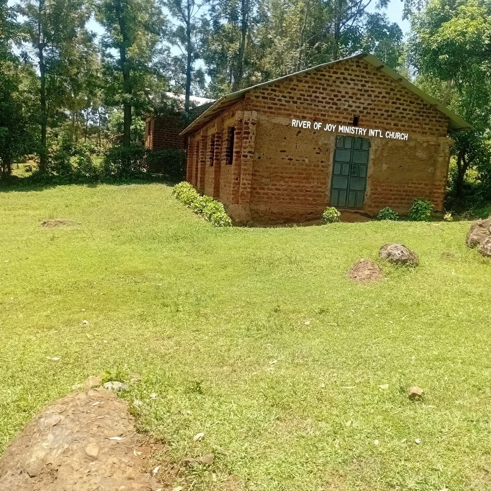 A community church building in Kenya